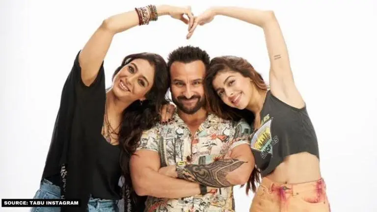 Tabu's social media is an album of pictures with her co-stars Tabu