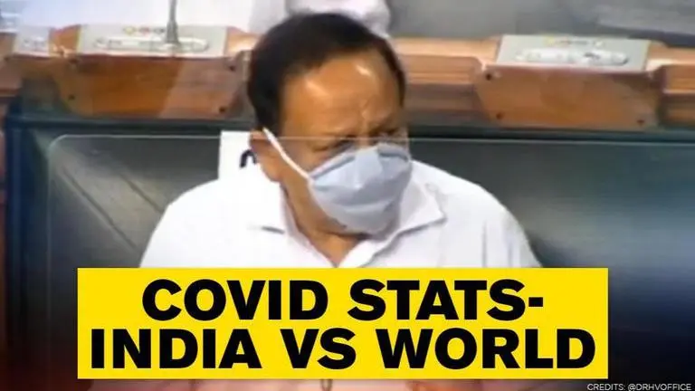 Health Minister makes statement on India's Covid battle in Parliament; hails key ratios COVID