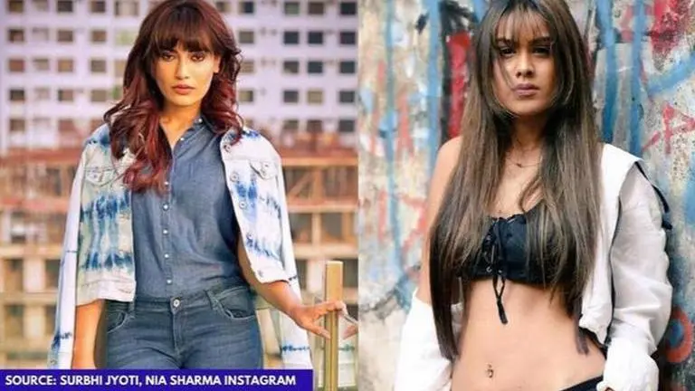 Surbhi Jyoti and Nia Sharma's uber-chic fringe hairstyle is a must-try this season; see Surbhi jyoti