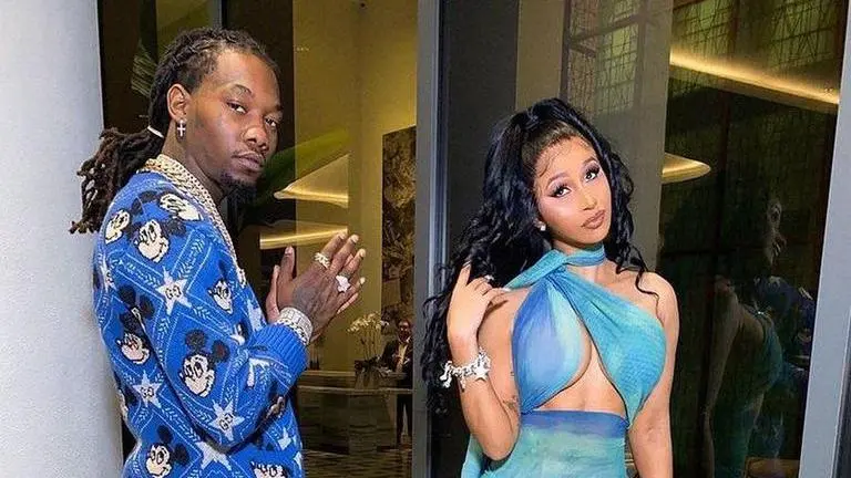 Cardi B surprises Offset with a Lamborghini for his birthday, he writes 'Thank you bae' cardi b