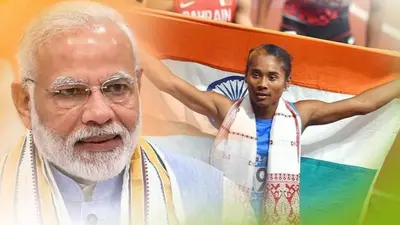 Hima Das congratulates PM Modi and Kiren Rijiju for Fit India movement Hima Das