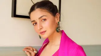 Alia Bhatt's Barbiecore Pink Ensemble