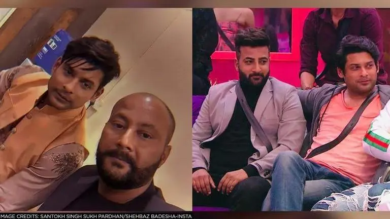 Shehnaaz Gill's father, brother pay tribute to Sidharth Shukla, change DP to his pic Shehnaaz Gil, Shehbaz, Santokh, Sidharth Shukla, Sidharth Shukla's demise