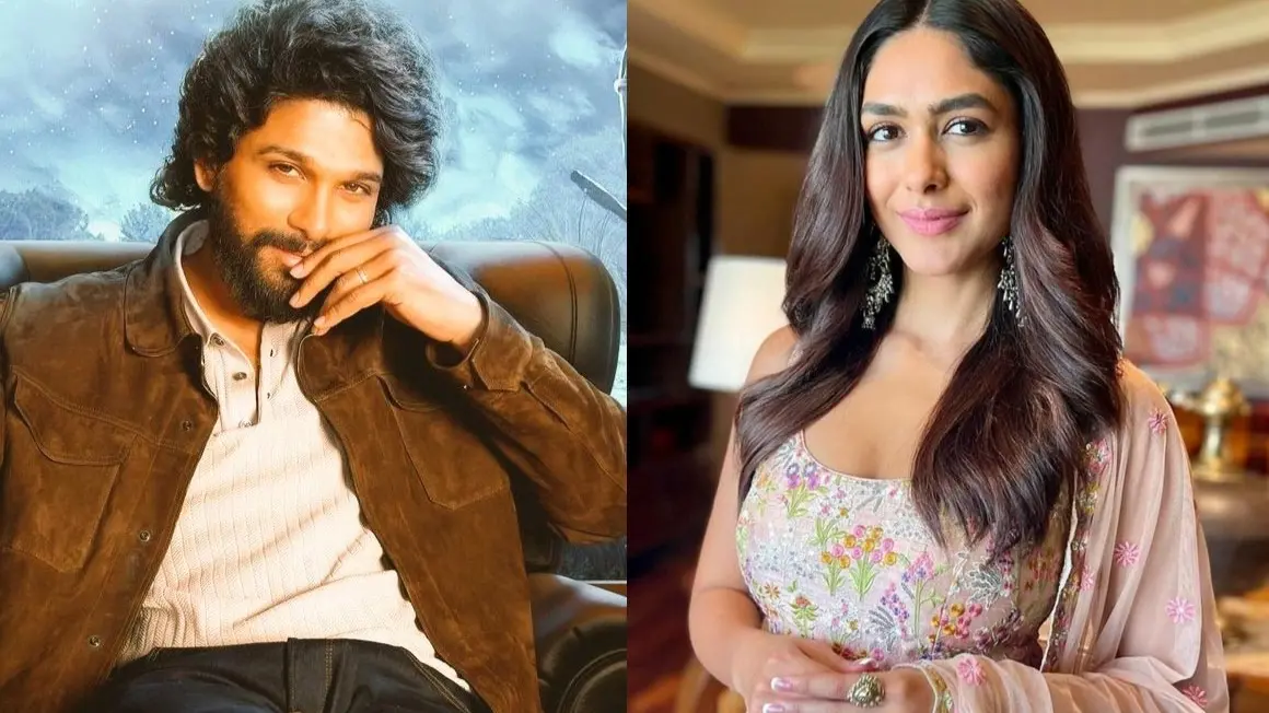 Allu Arjun and Mrunal Thakur