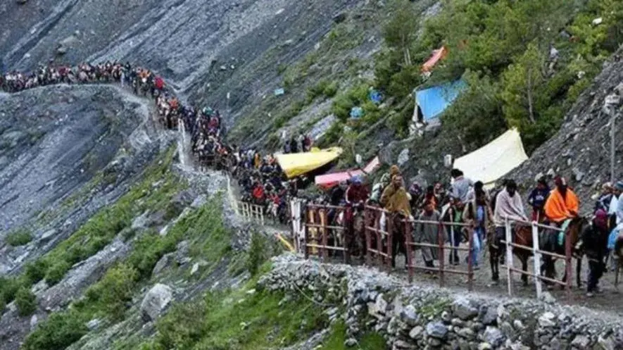 Amarnath Yatra track