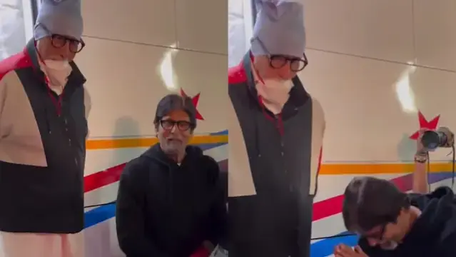 Amitabh Bachchan Meets His Doppelganger, Gives Him Blessings In Viral Video Amitabh Bachchan with his Doppelganger