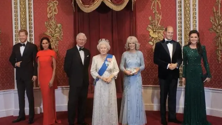 Prince Harry, Meghan Markle & Royal Family reunite for platinum jubilee at Madame Tussauds Meghan Markle