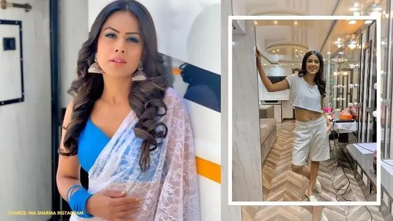 Nia Sharma resumes shooting for 'Naagin 4' post quarantine; shares pictures Nia Sharma