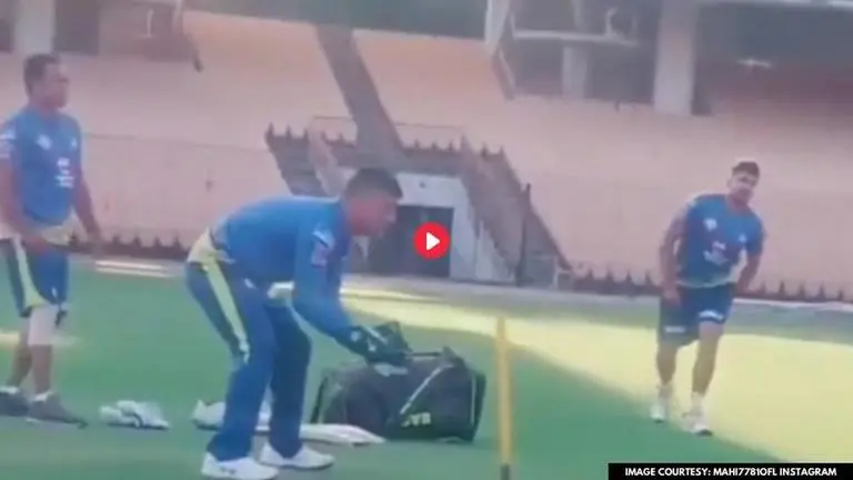 IPL 2020: MS Dhoni displays rare wicketkeeping drills in CSK nets, watch video IPL 2020