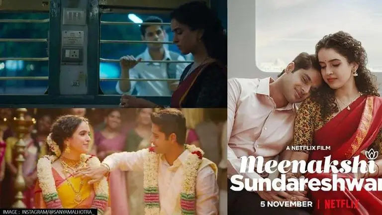 'Meenakshi Sundareshwar' teaser out; Sanya Malhotra, Abhimanyu look cool as new-age couple Meenakshi Sundareshwar, Meenakshi Dundareshwar teaser, Sanya Malhotra, Abhimanyu Dassani