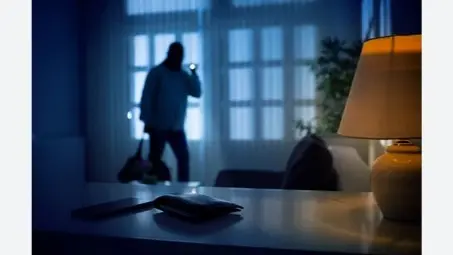 Thieves dug a tunnel into a bank in Surat sucessfully stole more than Rs 40 lakh in cash and valuables.