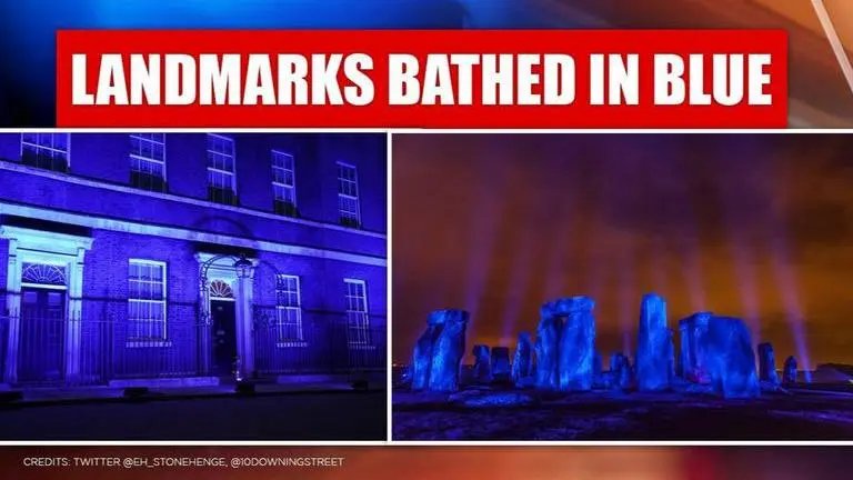 UK landmarks light up in blue to mark 72nd anniversary of NHS, see pics UK