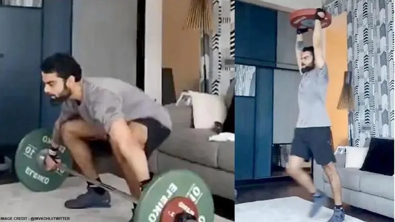 Virat Kohli shares workout from home routine; leaves social media in awe Virat Kohli