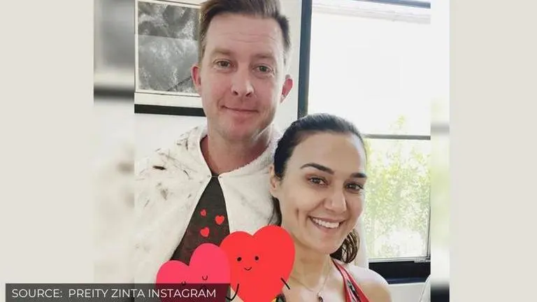 Preity Zinta misses hubby Gene Goodenough on day three of quarantine before IPL; see post Preity Zinta