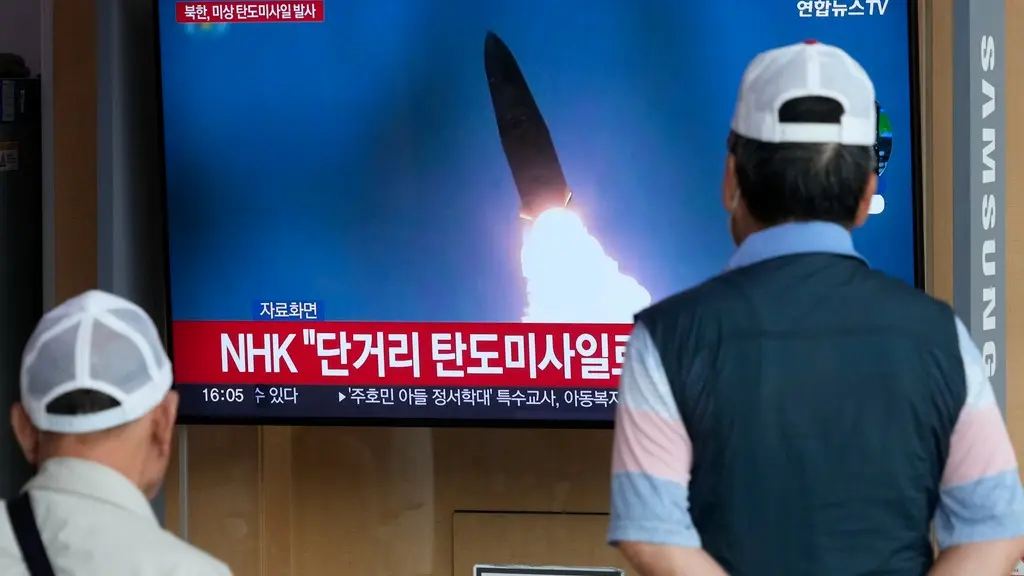 North Korea fired a ballistic missile off its east coast on Friday, South Korea's military said.