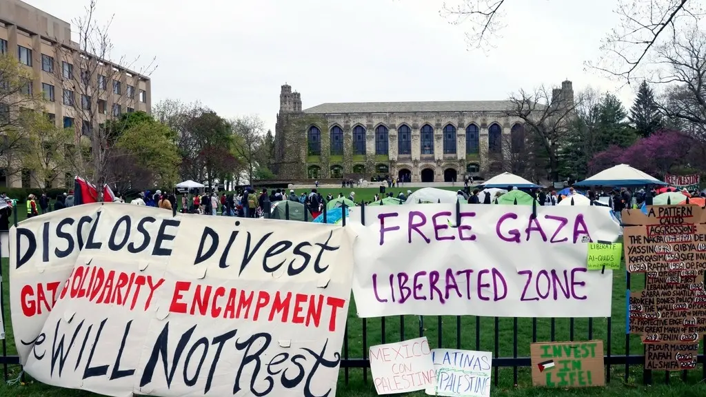 Thousands were arrested across the US this year in connection with a spate of anti-war college protests.