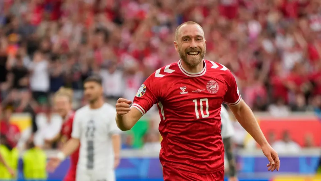 1100 Days since suffering Cardiac Arrest, Christian Eriksen scores for Denmark in Euro return Christian Eriksen scores for Denmark vs Slovenia in Euro 2024