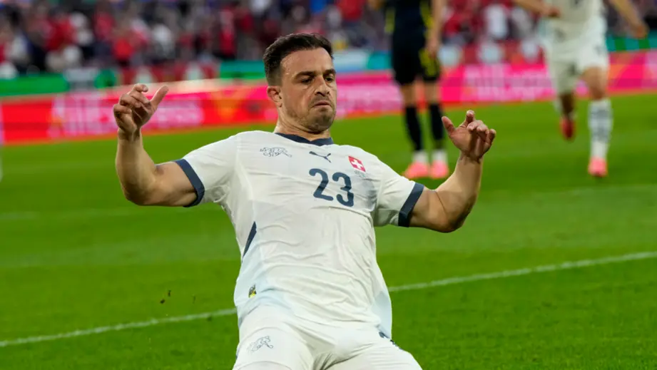 'Football Heritage': Fans go CRAZY as Shaqiri once again scores a BANGER for Switzerland at Euros Xherdan Shaqiri scores banger for Switzerland again at Euros