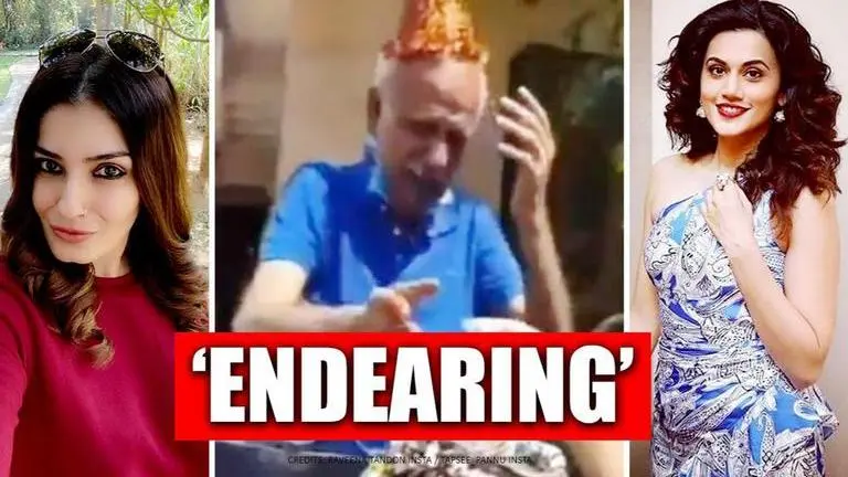 Taapsee Pannu, Raveena Tandon laud Panchkula cops for surprising 71-year-old on birthday Taapsee