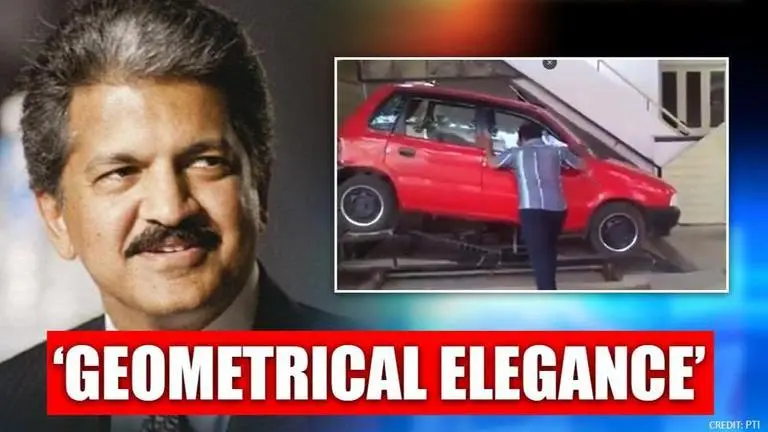 Anand Mahindra hails 'space saving' car-parking solution, leaves netizens plenty to ponder Mahindra