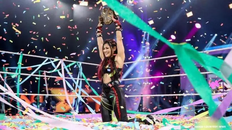 Io Shirai defeats Rhea Ripley and Charlotte Flair to become new NXT Women's Champion Io Shirai