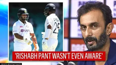 Vikram Rathour says Rishabh Pant was unaware of the infamous pitch scuffing incident Vikram Rathour