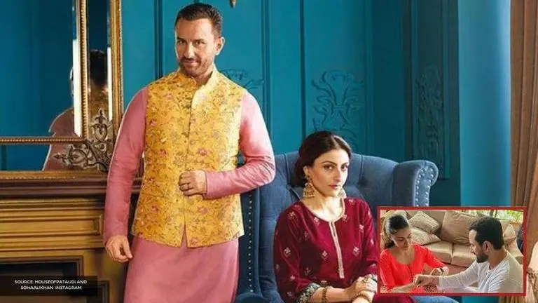 Saif Ali Khan and Soha Ali Khan’s adorable Raksha Bandhan picture; See here Saif Ali Khan