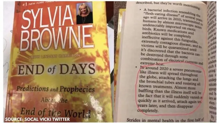 End of Days: Predictions and Prophecies, a book in 2008 predicted the spread of COVID-19 End of Days: Predictions and Prophecies