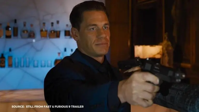 John Cena opens up about his character in 'Fast & Furious 9'; praises co-star Vin Diesel Source: A still from F9 trailer
