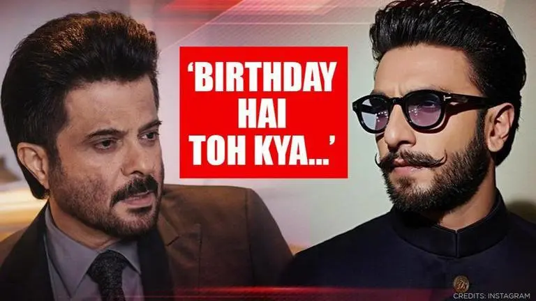 Anil Kapoor pens fun-filled wishes for 'Tiger' Ranveer Singh, asks 'where is your mask?'