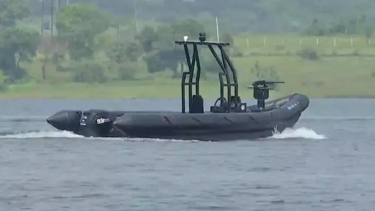 Ahead of DefExpo-2022, DRDO tests 3 unmanned remote-controlled weaponised boats in Pune DRDO