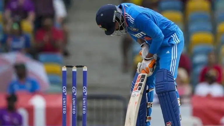 Indian batting collapses miserably, youngsters fail to deliver in Rohit Sharma and Virat Kohli's absence Ravindra Jadeja, IND vs WI