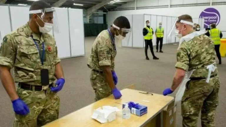 Europe: British soldiers trained to aid in COVID-19 testing amid spike in cases Europe