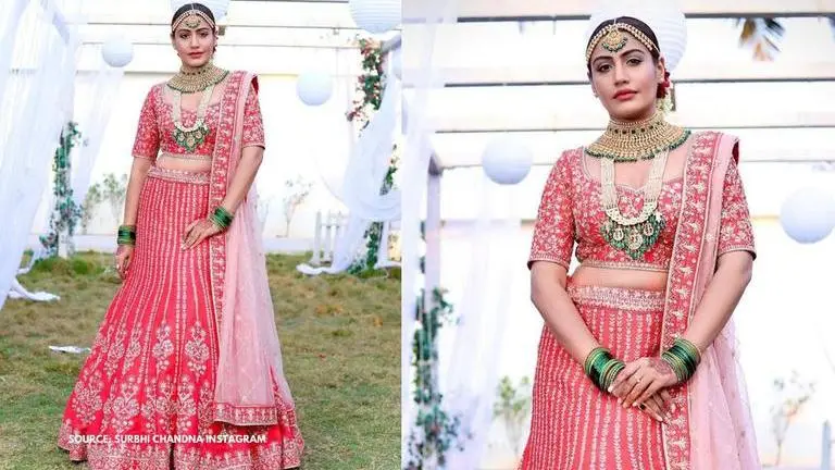 Surbhi Chandna teaches fans to apply subtle bridal makeup to make a statement; watch Surbhi Chandna