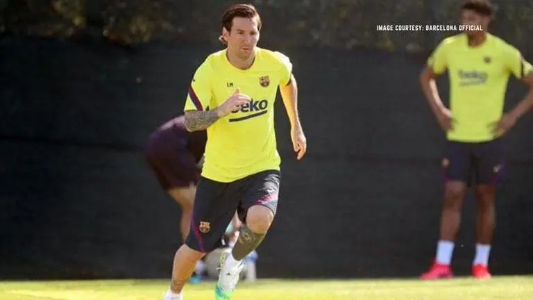Messi trains alone in empty Nou Camp as Barcelona prepare for La Liga restart