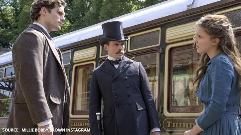 Millie Bobby Brown, Henry Cavill share the first look of their upcoming film Enola Holmes Millie Bobby Brown