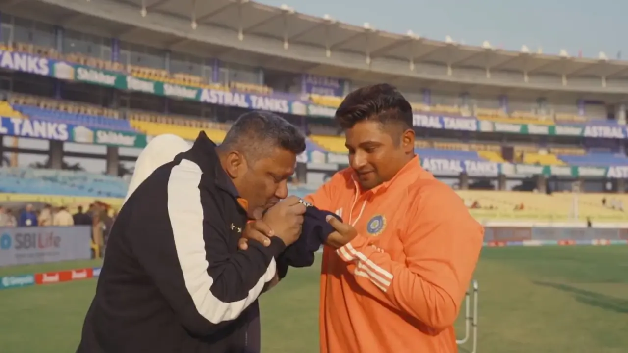 Sarfaraz Khan's father elated by son's achievements