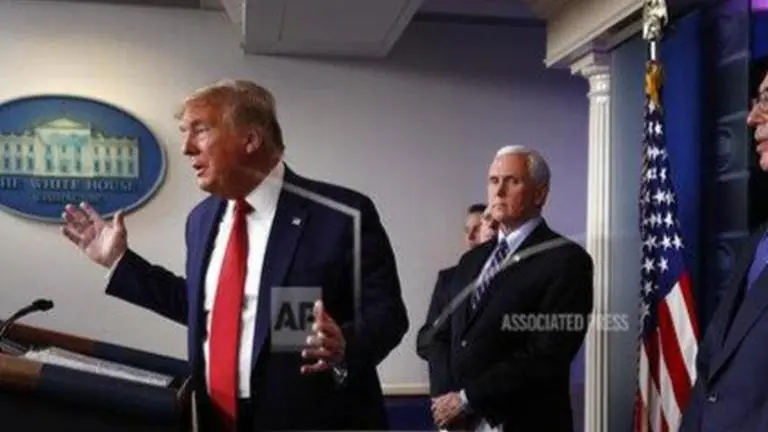 Trump: 'Certain people' want virus to hurt economy Trump: 'Certain people' want virus to hurt economy