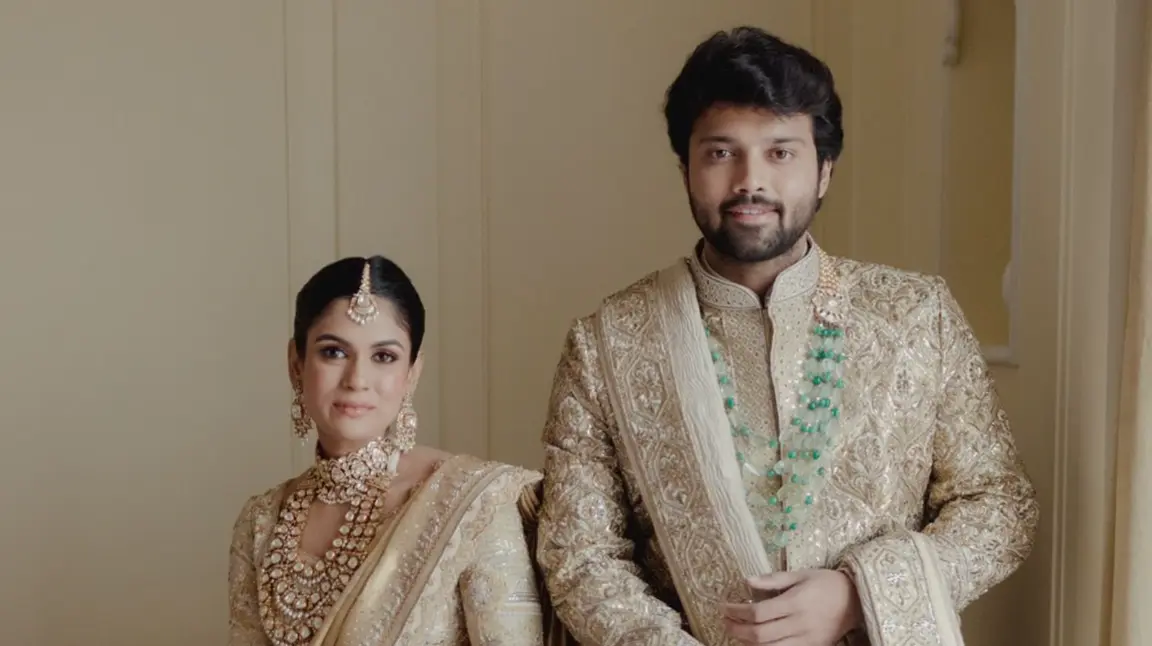 Game Changer Producer Dil Raju's Nephew Ashish Velamakucha-Advitha Reddy's Wedding Photo Goes Viral Ashish