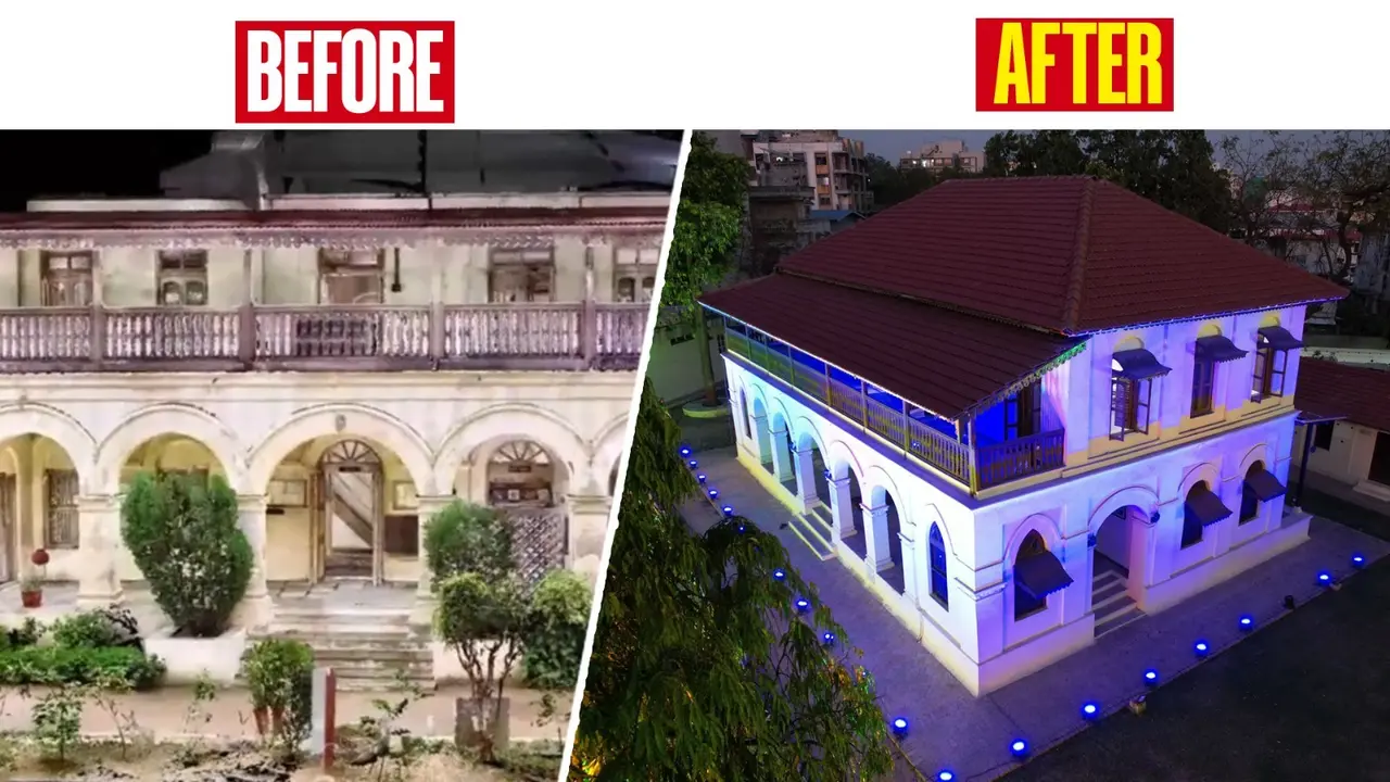 Before And After Photos Of Mahatma Gandhi's Redeveloped Kochrab Ashram PM Modi Unveils Redeveloped Kochrab Ashram