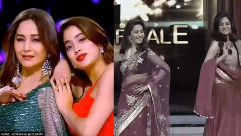 Madhuri Dixit, Janhvi kapoor, Sridevi