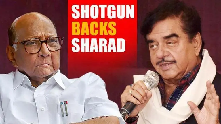 Shatrughan Sinha backs Sharad Pawar, says ED case's timing 'shocking' Shatrughan Sinha