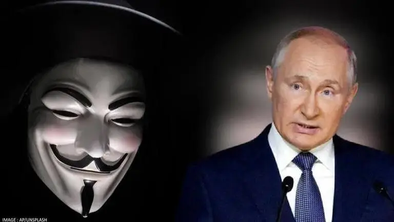 'Anonymous' warns Russia's Putin of 'dire consequence' and data leaks over Ukraine attack Russia