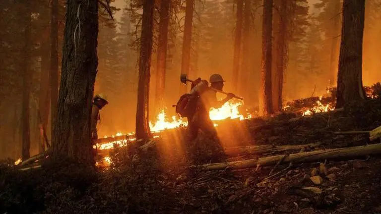 Memorial held for firefighter killed in California blaze