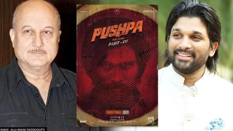 Anupam Kher, Allu Arjun, Pushpa: The Rise, Pushpa release date, Anupam Kher hails pushpa