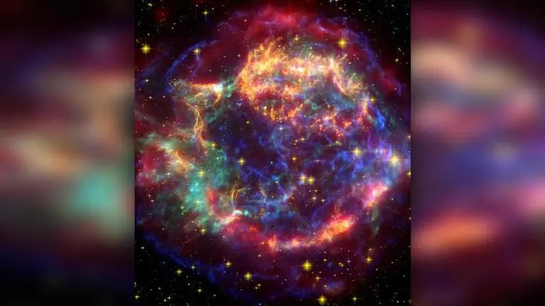 NASA shares an image of 300-year-old supernova remnant, Calls it "Kaleidoscope of Colour' NASA