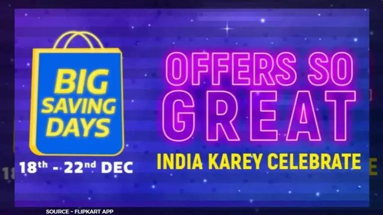 Flipkart Big Saving Days Sale from Dec 18; Know all discount offers HERE! flipkart big saving days
