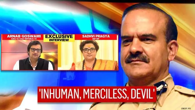 Sadhvi Pragya describing Param Bir's torture will send a chill down your spine; broke hers Sadhvi Pragya