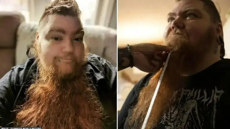 Erin Honeycutt: US woman sets Guinness World Record for longest beard on a living female Guinness World Record