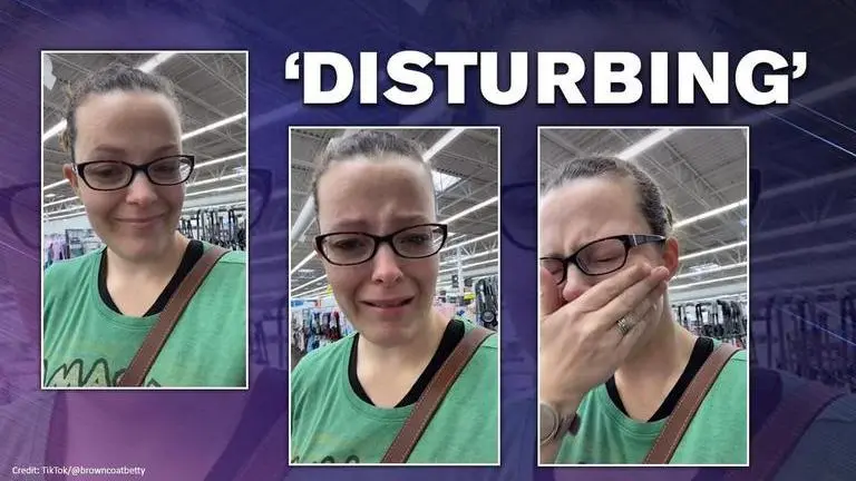 Heartbreaking video of woman weeping over diapers during coronavirus panic buying, watch Woman